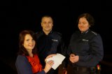 Policjanci otrzymali list z podziękowaniami za przekazane prezenty