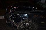 rozbity bok samochodu BMW