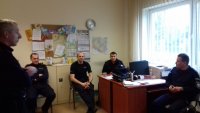 Spotkanie Komendanta Powiatowego Policji w Raciborzu z dzielnicowymi