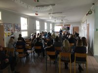 Spotkanie z pedagogami i rodzicami w szkołach podstawowych na terenie Krzyżanowic i Kornowaca