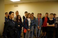 Uczniowie ze szkoły podstawowej w Rudniku odwiedzili raciborską komendę Policji